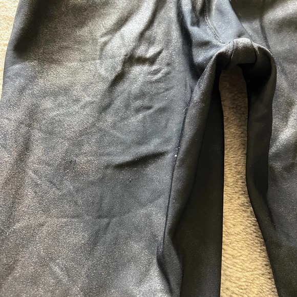 Spanx Black Faux Leather Shaping Leggings Size Small - Picture 12 of 13